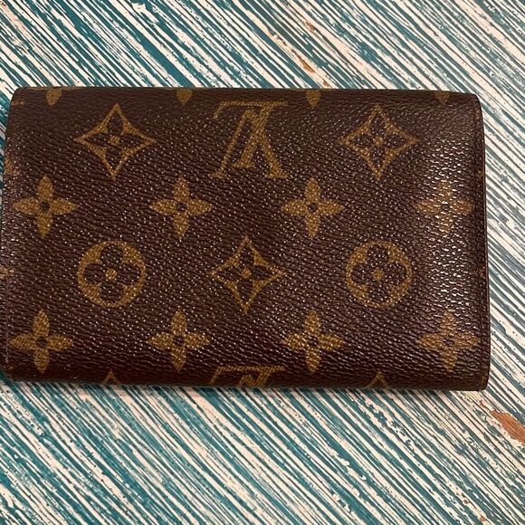Louis Vuitton Brown Monogram Porte-Amon air Tresor Wallet - Picture 5 of 15
